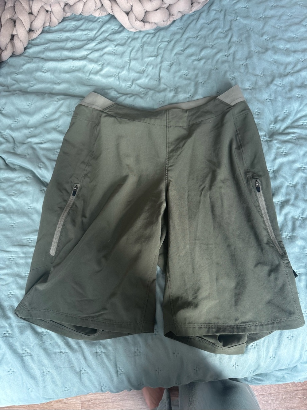 Women’s Patagonia Olive Green Active Stretch MTB Shorts